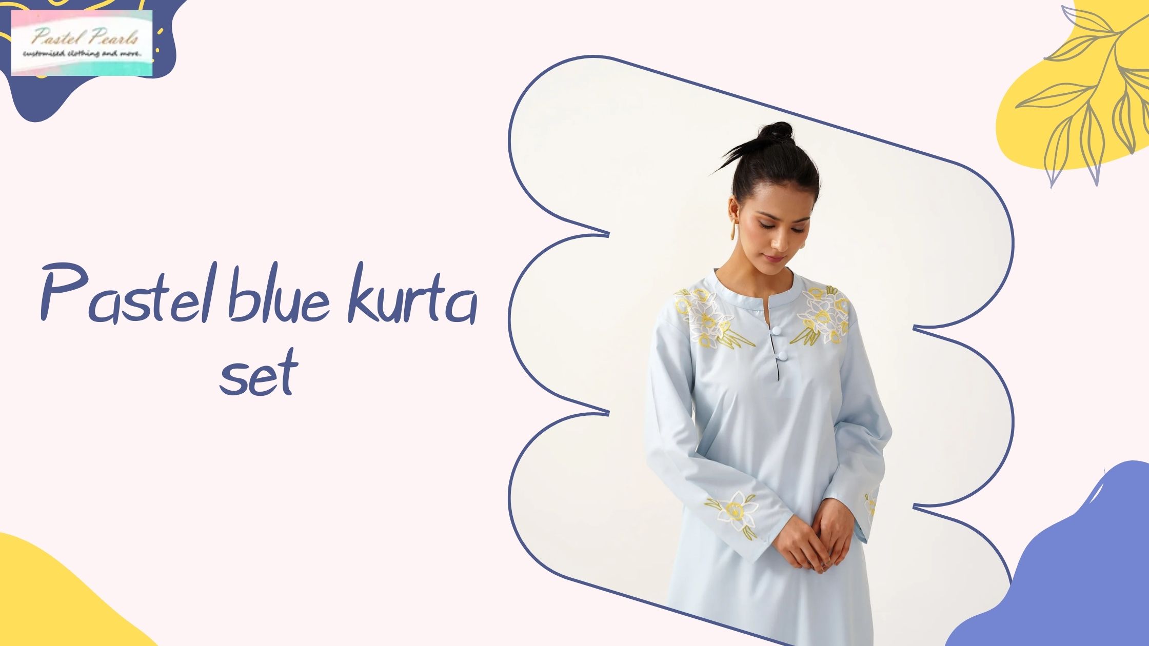 Pastel Blue Kurta Set: A Calming Trend for Modern Wardrobes